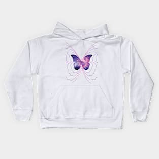 Space Butterfly Kids Hoodie